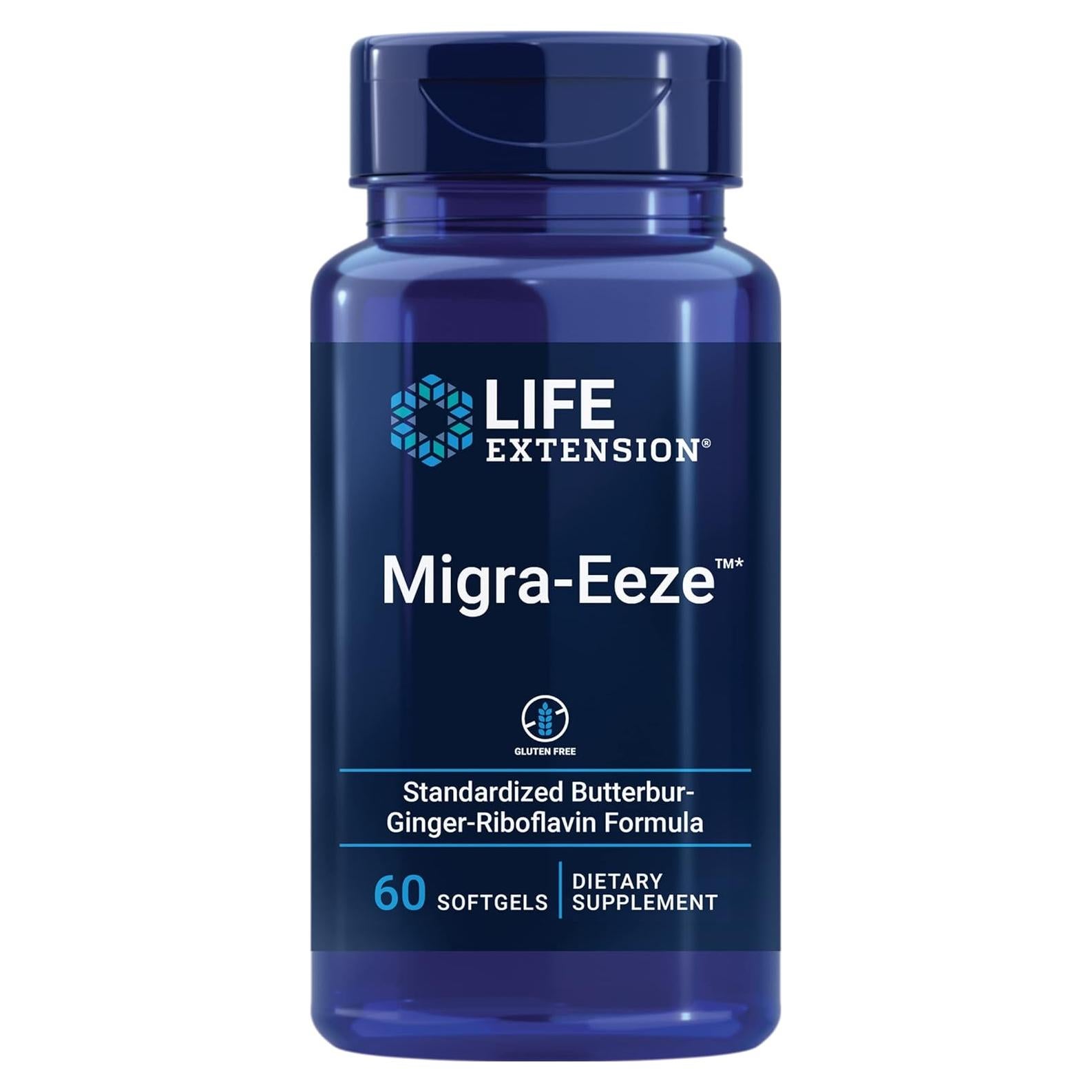 Suplemento Migra-Eeze Life Extension - Butterbur 60 cápsulas