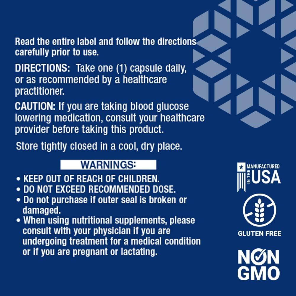 Suplemento de Cromo Life Extension 500 mcg 60 Cápsulas Vegetarianas