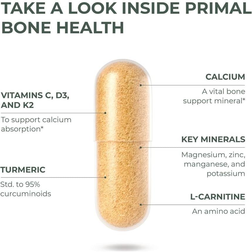 Suplemento de Carbonato de Calcio Primal Harvest 199g