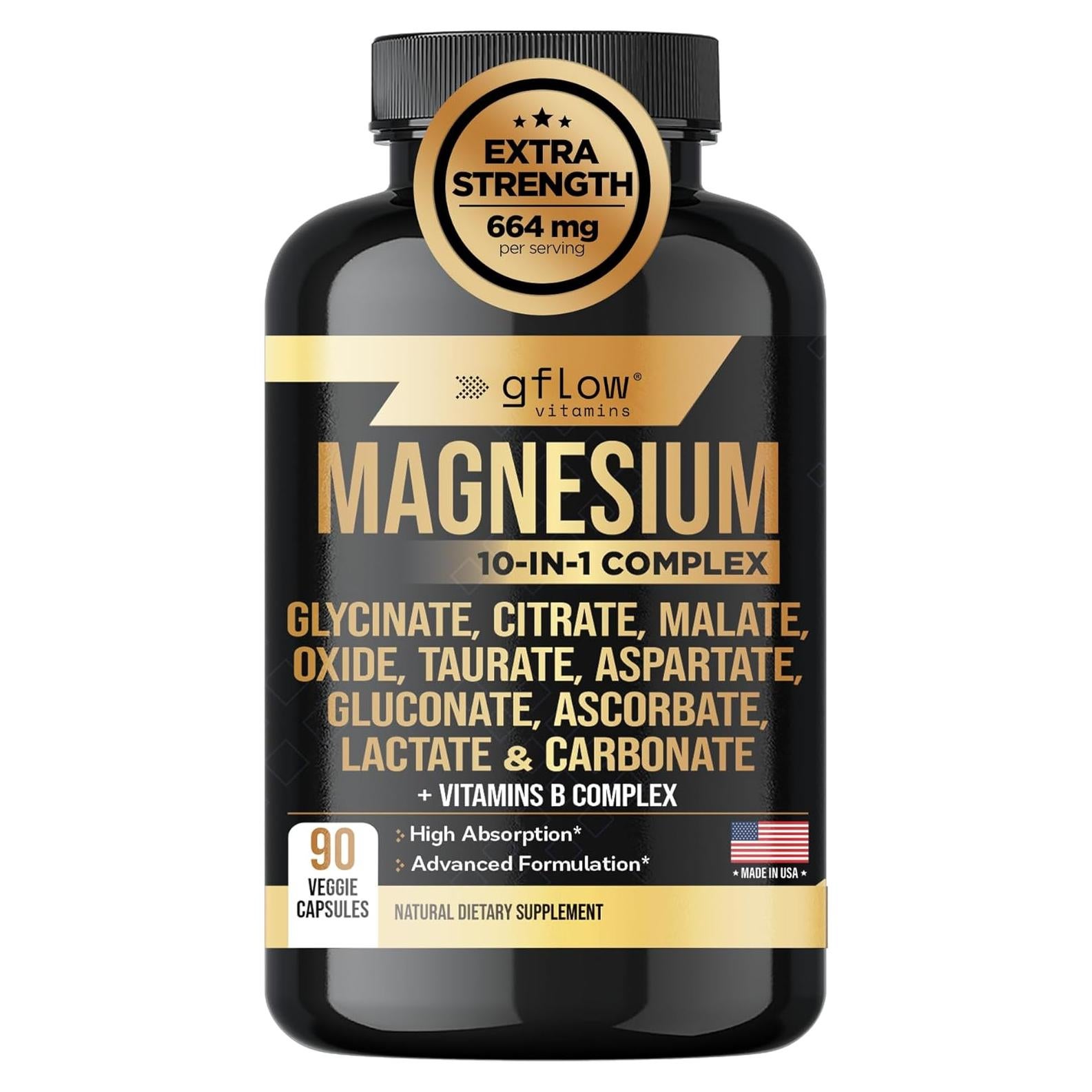 Suplemento Complejo de Magnesio 10 en 1 GFLOW - 87.5g