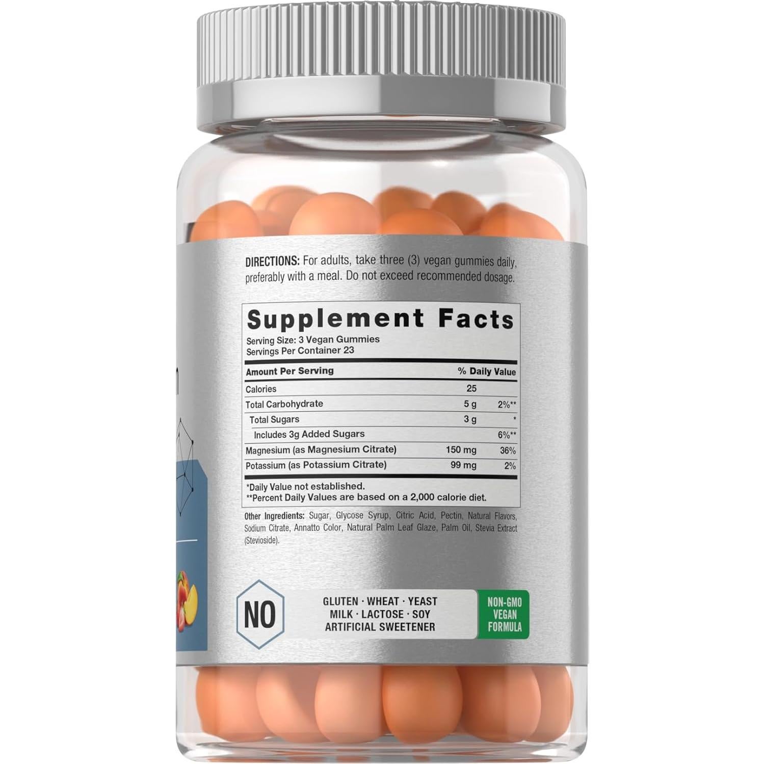 Suplemento de Potasio y Magnesio Horbaach Gominolas 70 Unidades