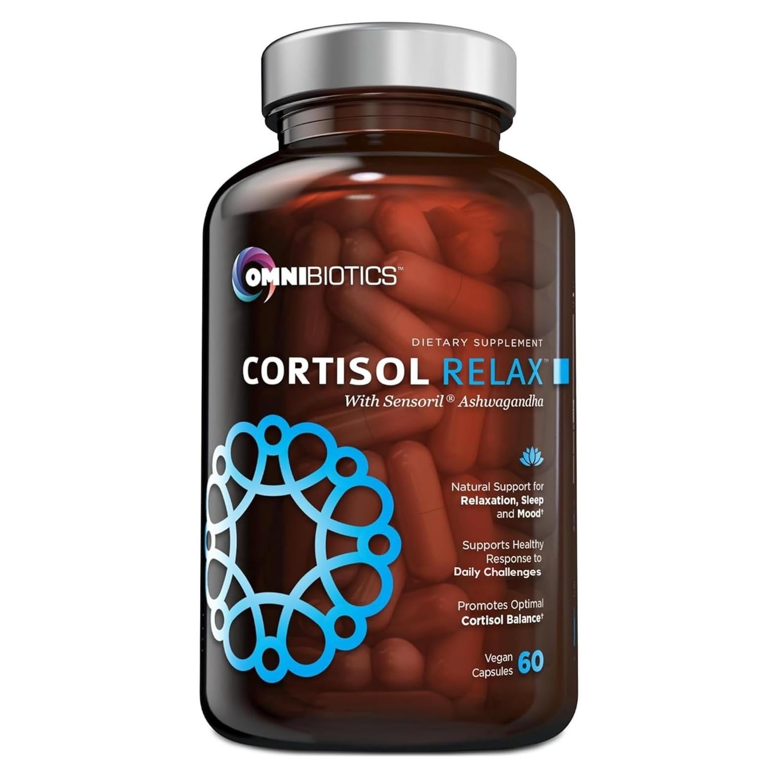 Suplemento de Cortisol OmniBiotics 60 Cápsulas Veganas - Relajación