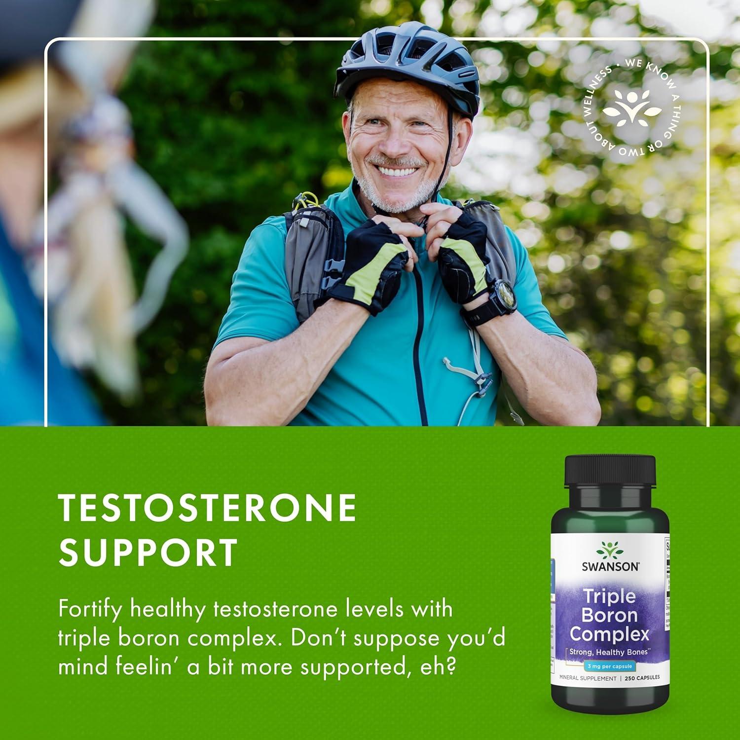 Complejo de Boro Triple Swanson - 250 Cápsulas - Salud Ósea