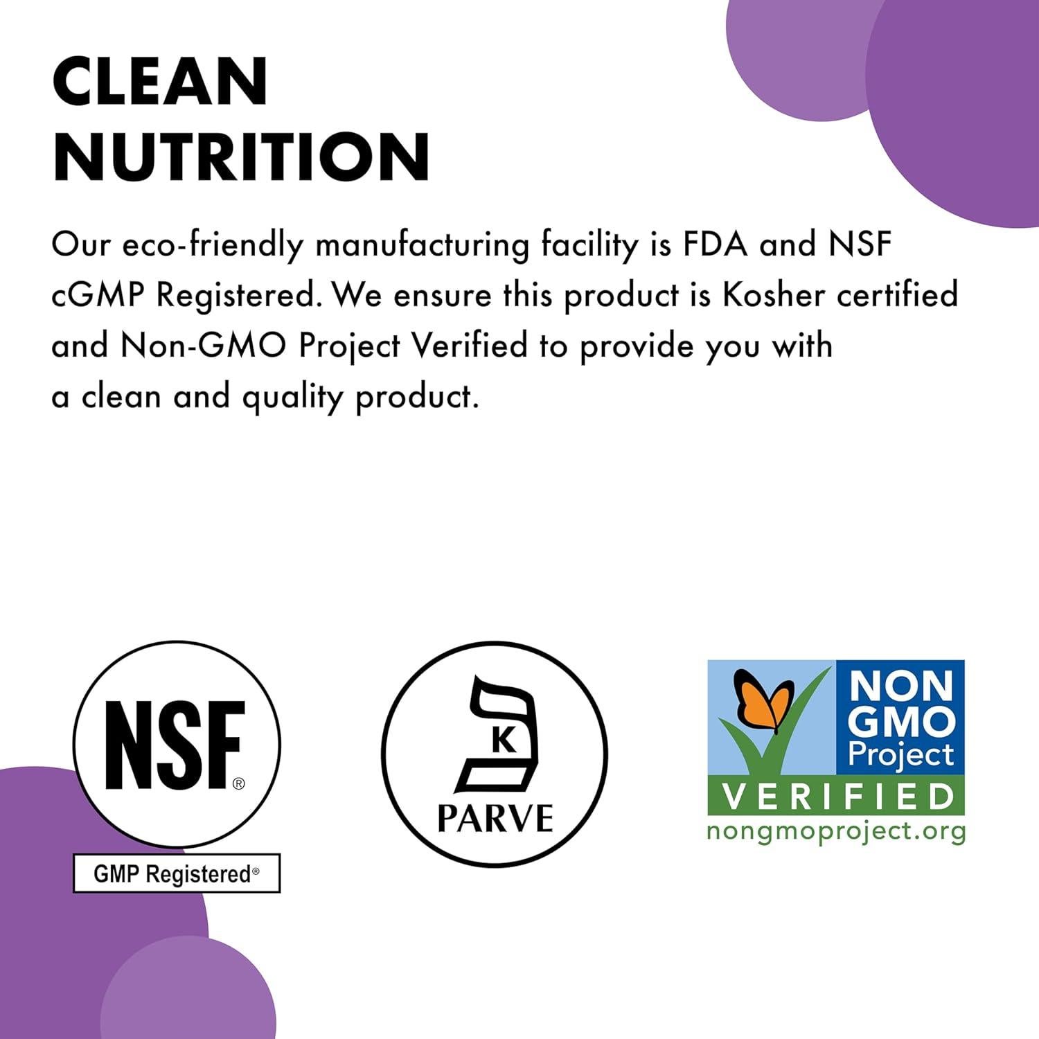 Glicinato de Magnesio Bluebonnet 400mg 120 Cápsulas Vegetales