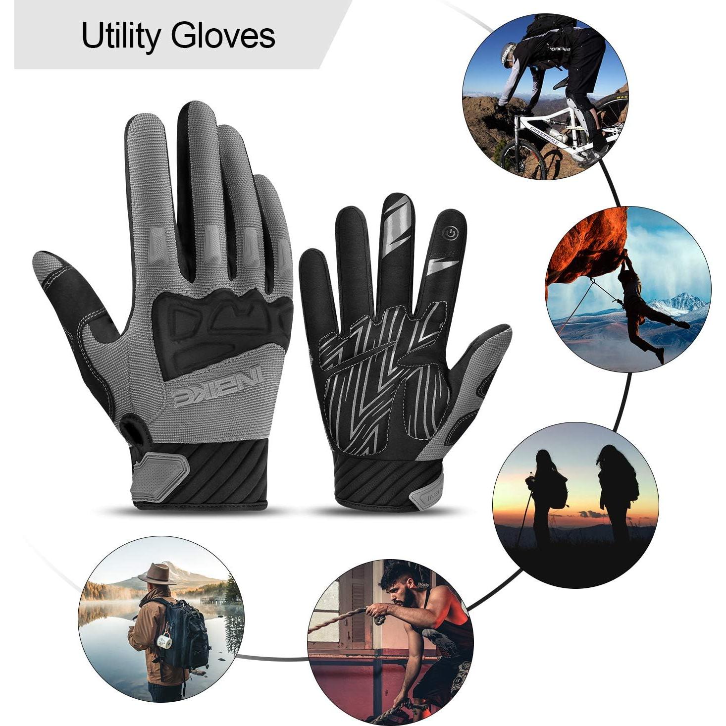 Guantes de Ciclismo INBIKE para Hombre Transpirables y con Protección