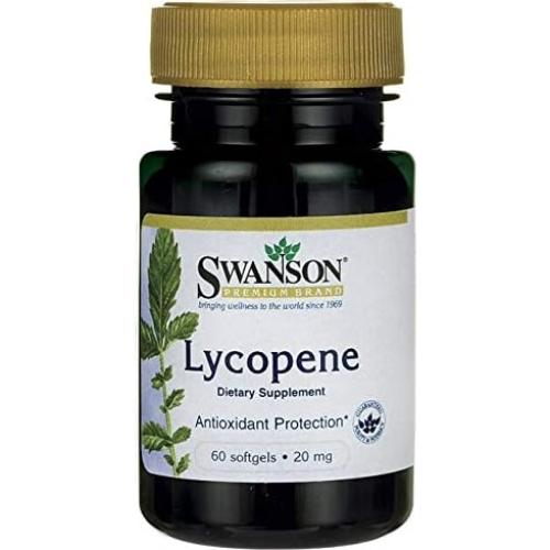 Suplemento Licopeno Swanson 20 mg - 60 Gelatinas Blandas