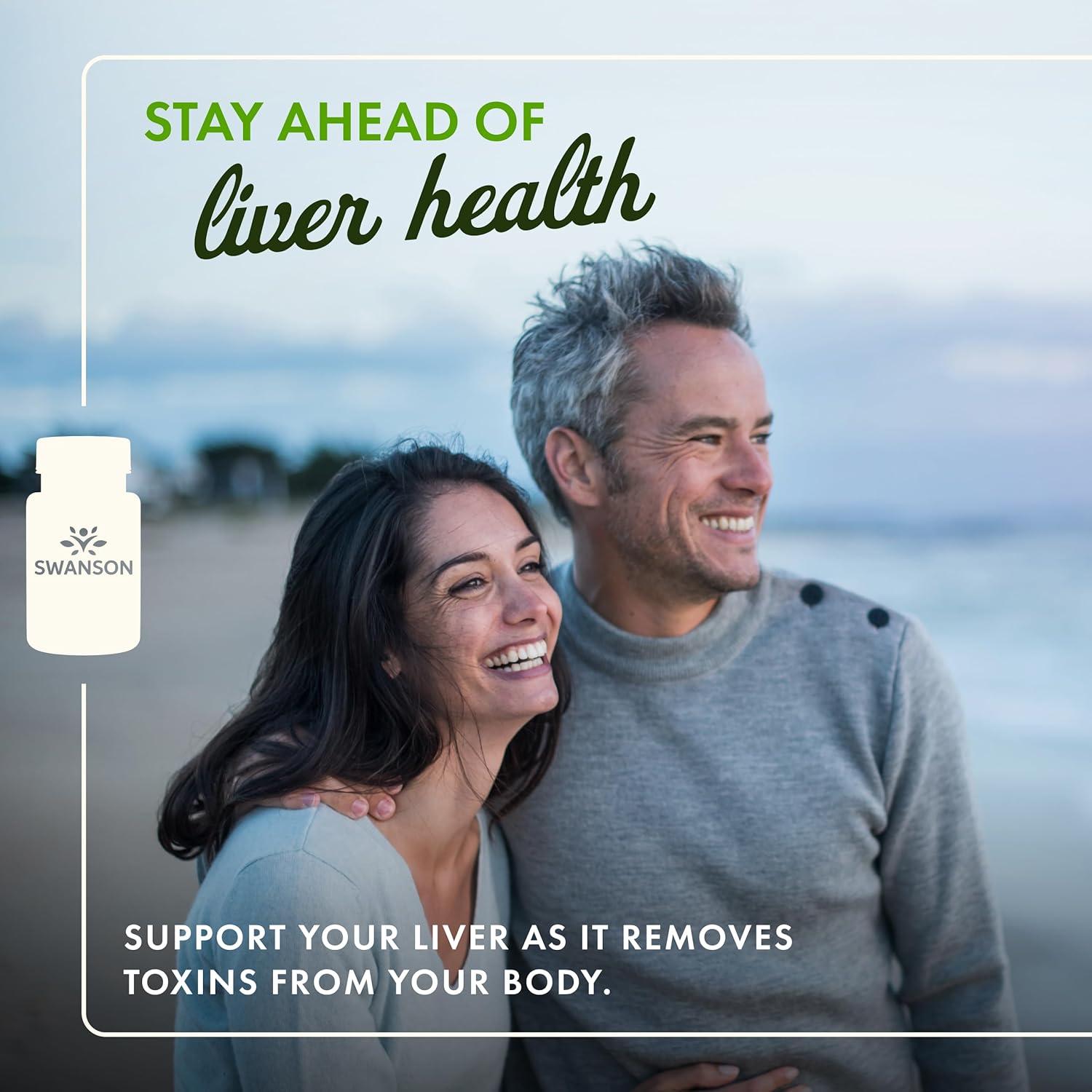 Suplemento Herbal para el Hígado Swanson - 120 Cápsulas