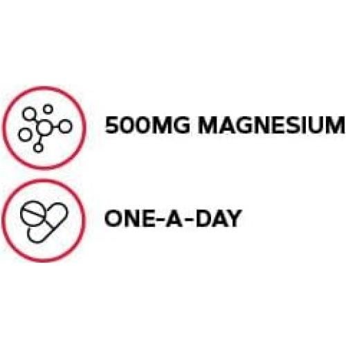 GNC Magnesio 500mg 120 Cápsulas - Soporte Huesos y Dientes