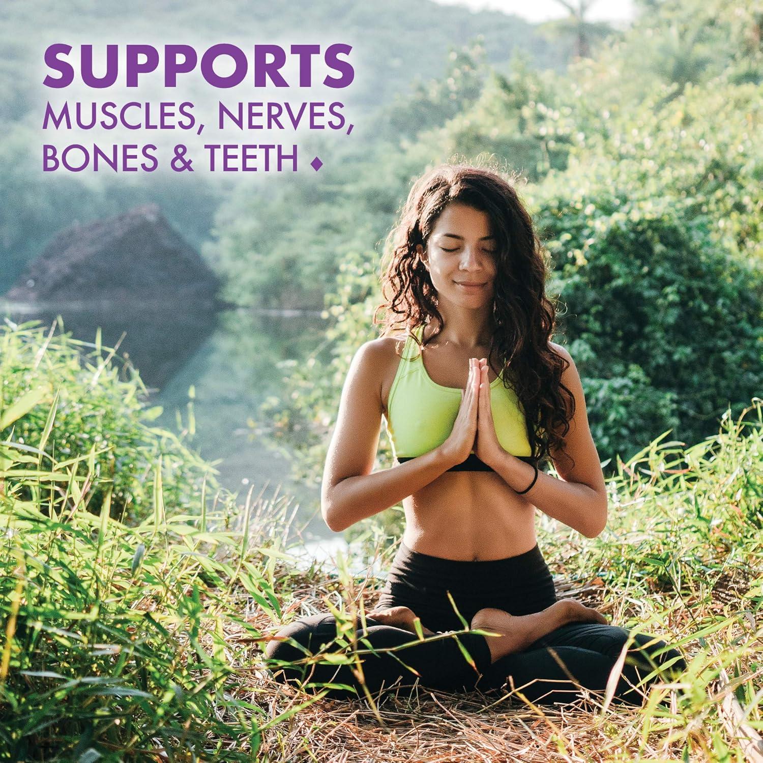 Magnesio Quelado Amortiguado Bluebonnet 200 mg 60 Cápsulas