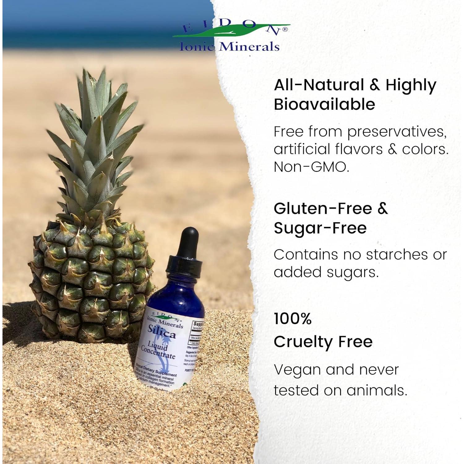 Suplemento de Silicio Líquido Eidon 60.5 ml - Colágeno y Salud