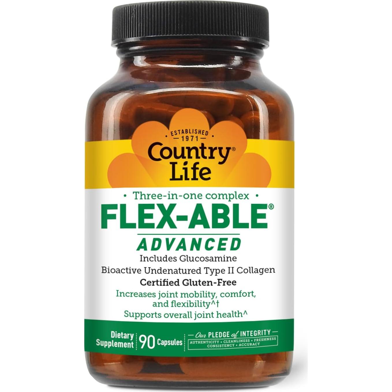Cápsulas Flex-Able Avanzadas Country Life 90 Unidades Suplemento