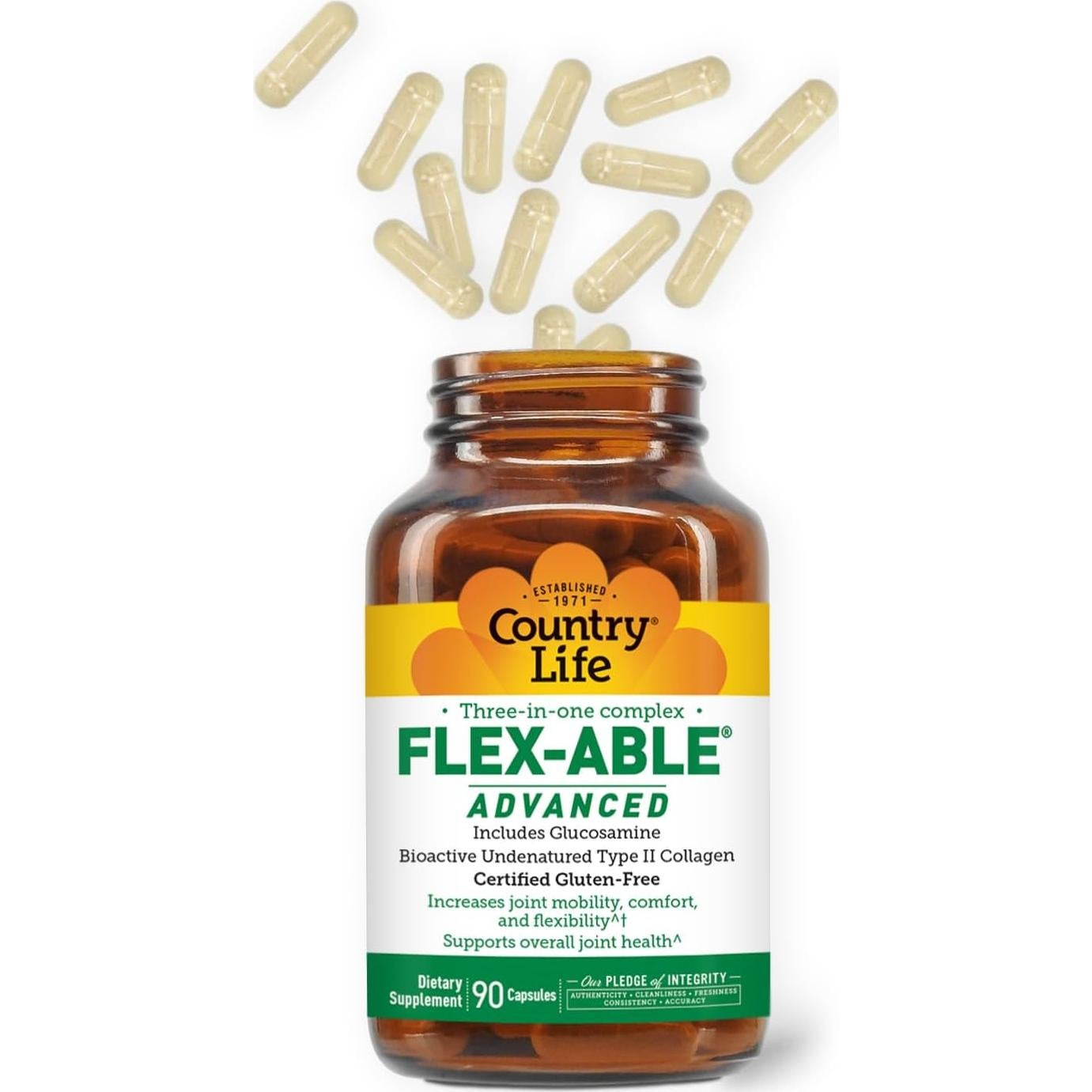 Cápsulas Flex-Able Avanzadas Country Life 90 Unidades Suplemento