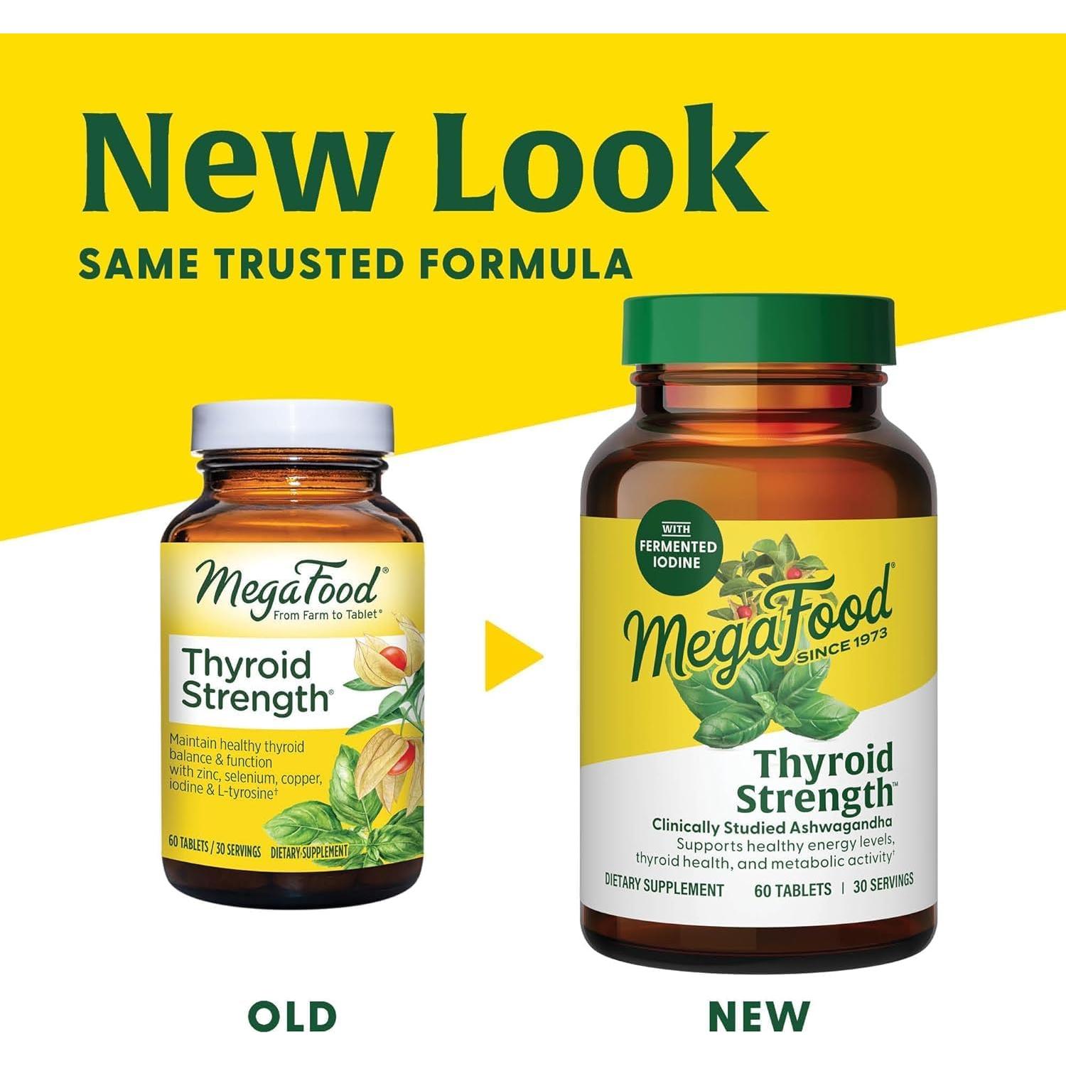 MegaFood Suplemento Tiroides 90 Tabletas Vegetariano