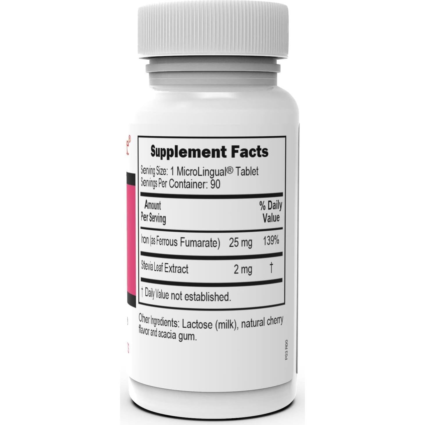 Suplemento de Hierro Superior Source Just Women 25 mg 90 Tabletas