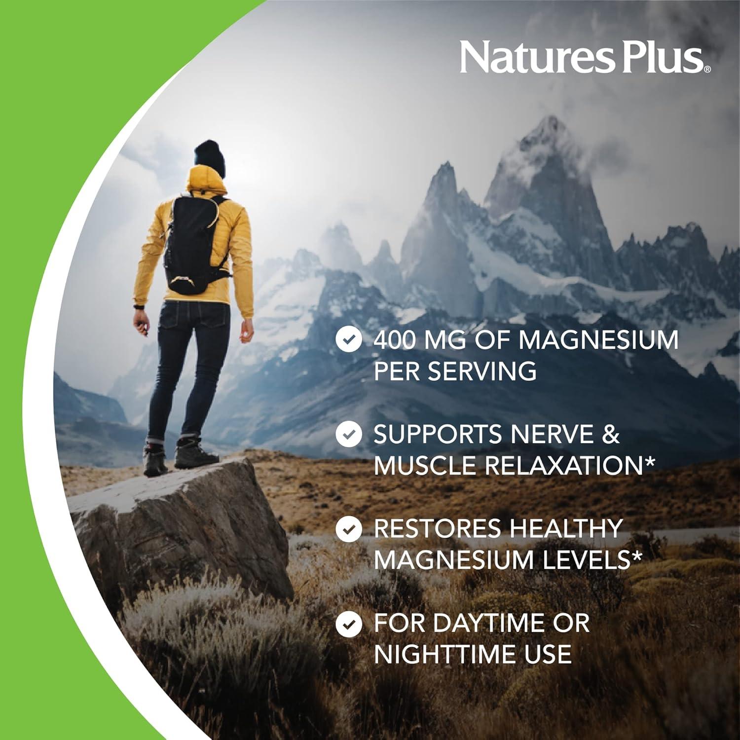 Polvo de Magnesio KalmAssure NaturesPlus 360 g - Sin Sabor - Relajación