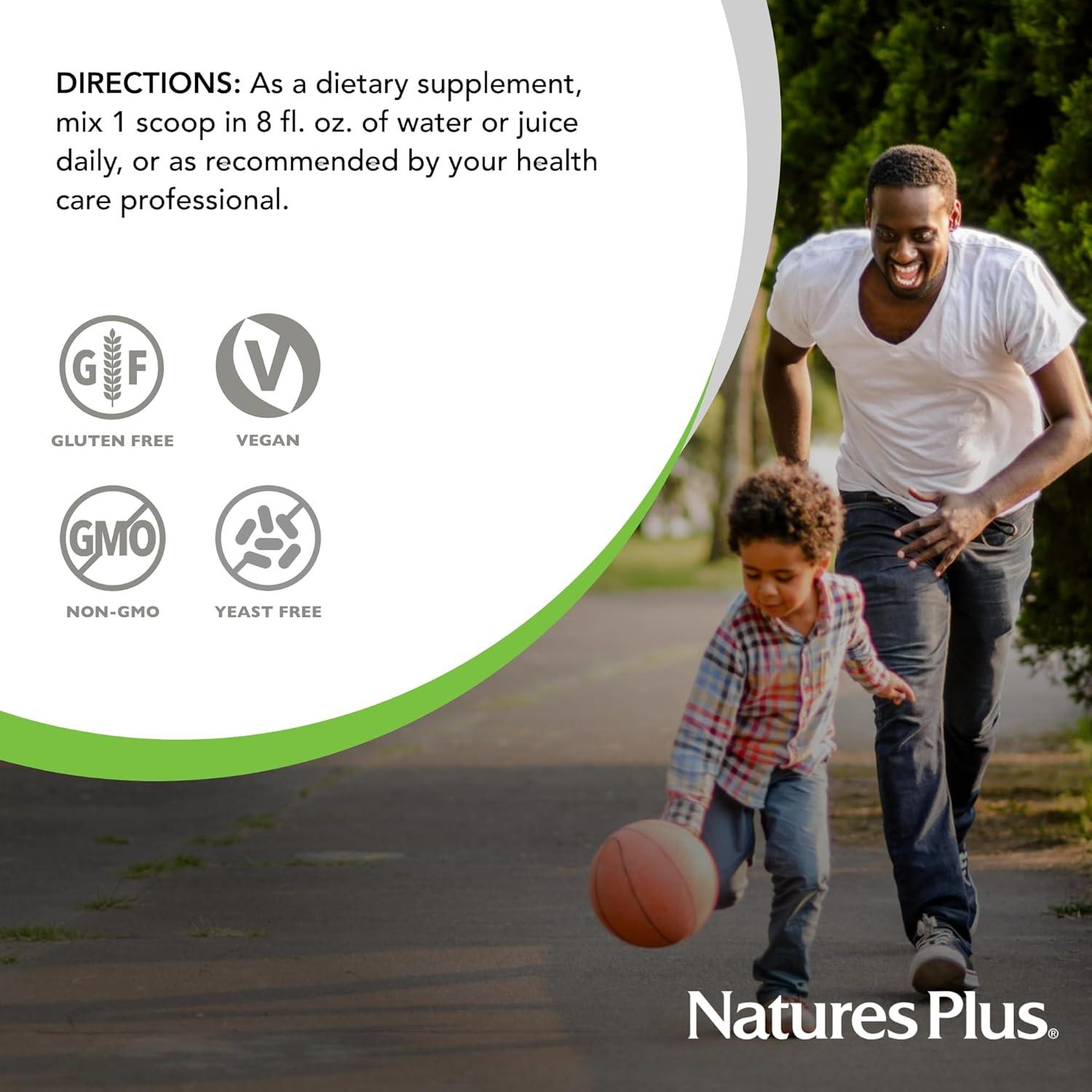 Polvo de Magnesio KalmAssure NaturesPlus 360 g - Sin Sabor - Relajación