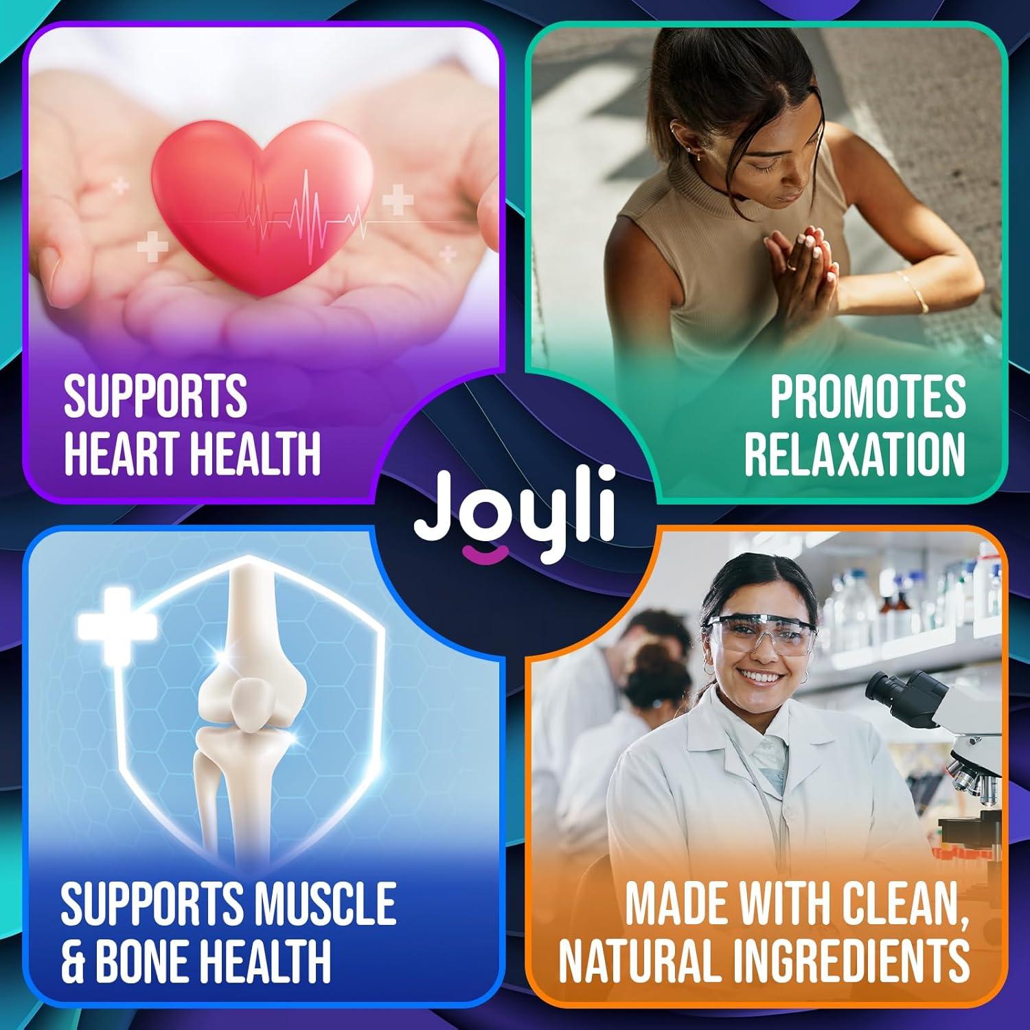 Gomitas de Glicinato de Magnesio JOYLI 500mg 60 Unidades