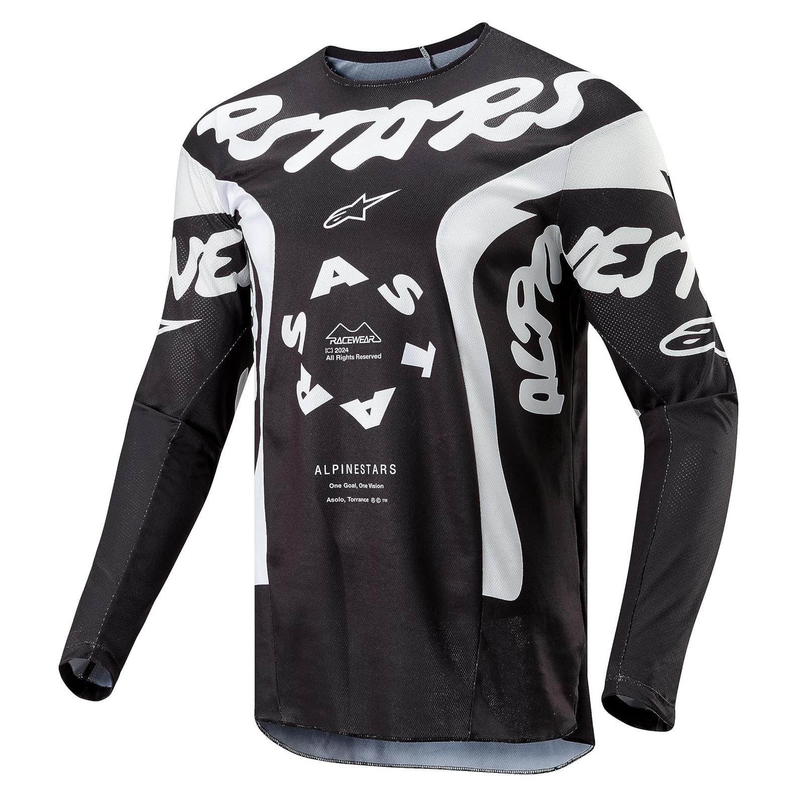 Jersey Racer Alpinestars Hana Negro/Blanco Talla L