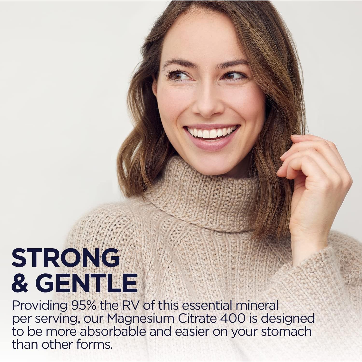 Citrato de Magnesio KAL 400mg - Suplemento Vegano 60 Tabletas