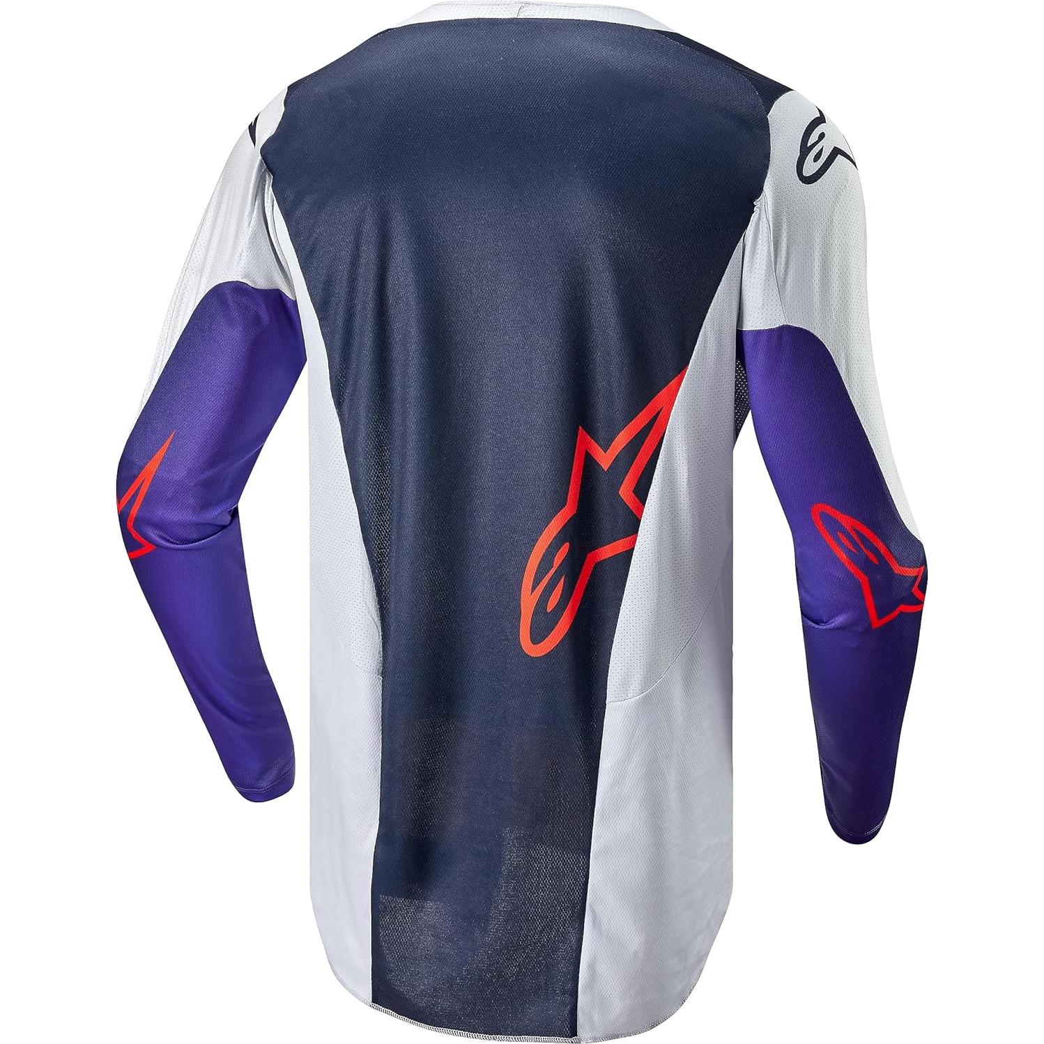 Jersey Racer Alpinestars Gris Claro/Naranja Brillante S