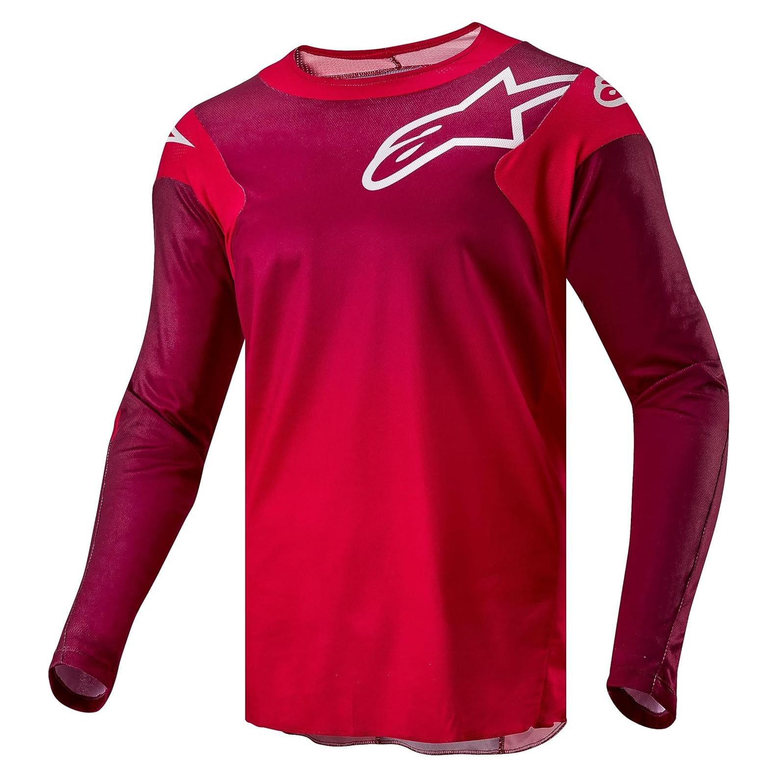 Jersey Racer Alpinestars Rojo/Borgoña Talla Grande