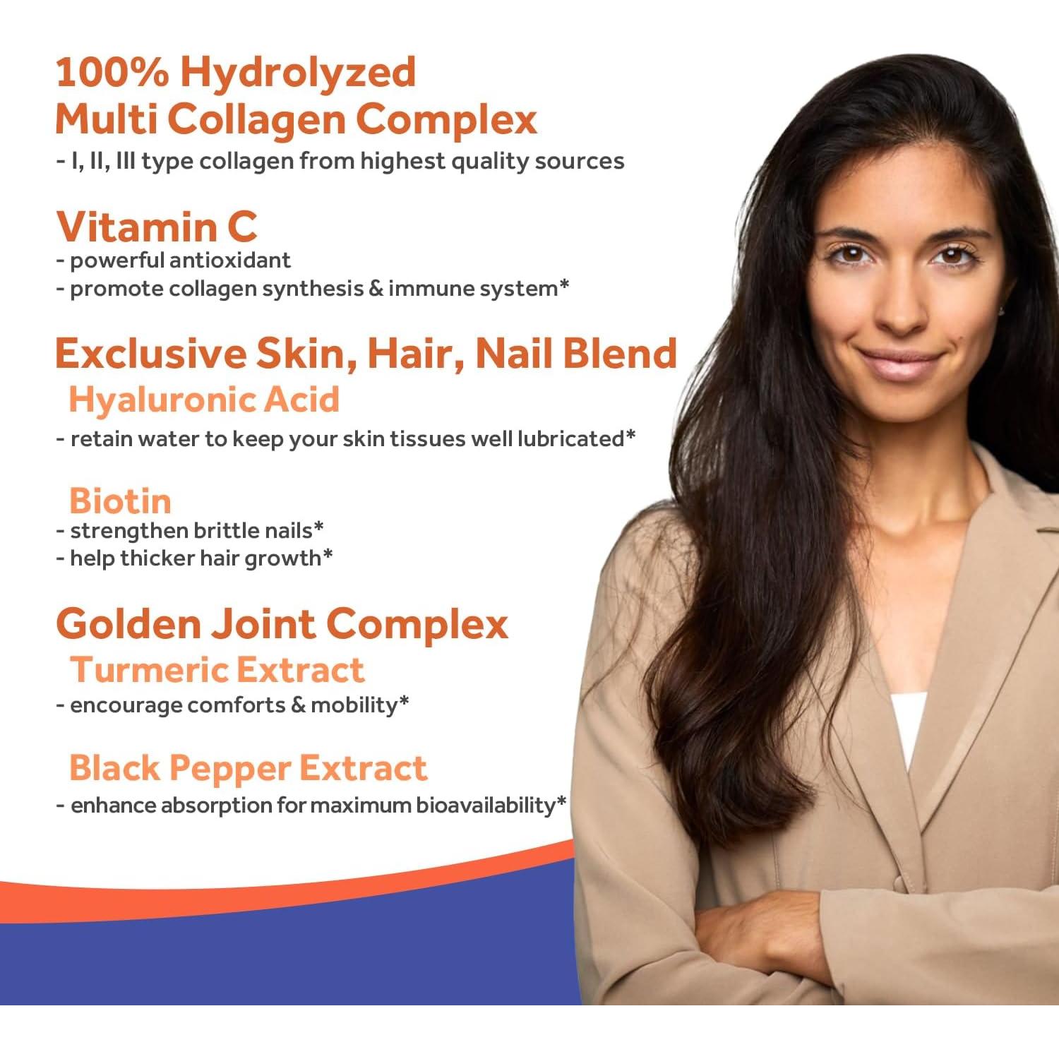 Colágeno Múltiple y Glicinato de Magnesio Recetas del Doctor 180 cápsulas