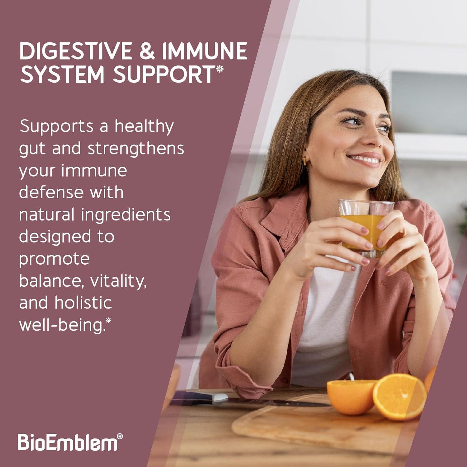 Complejo de Magnesio Triple BioEmblem 180 Cápsulas + Probioticos