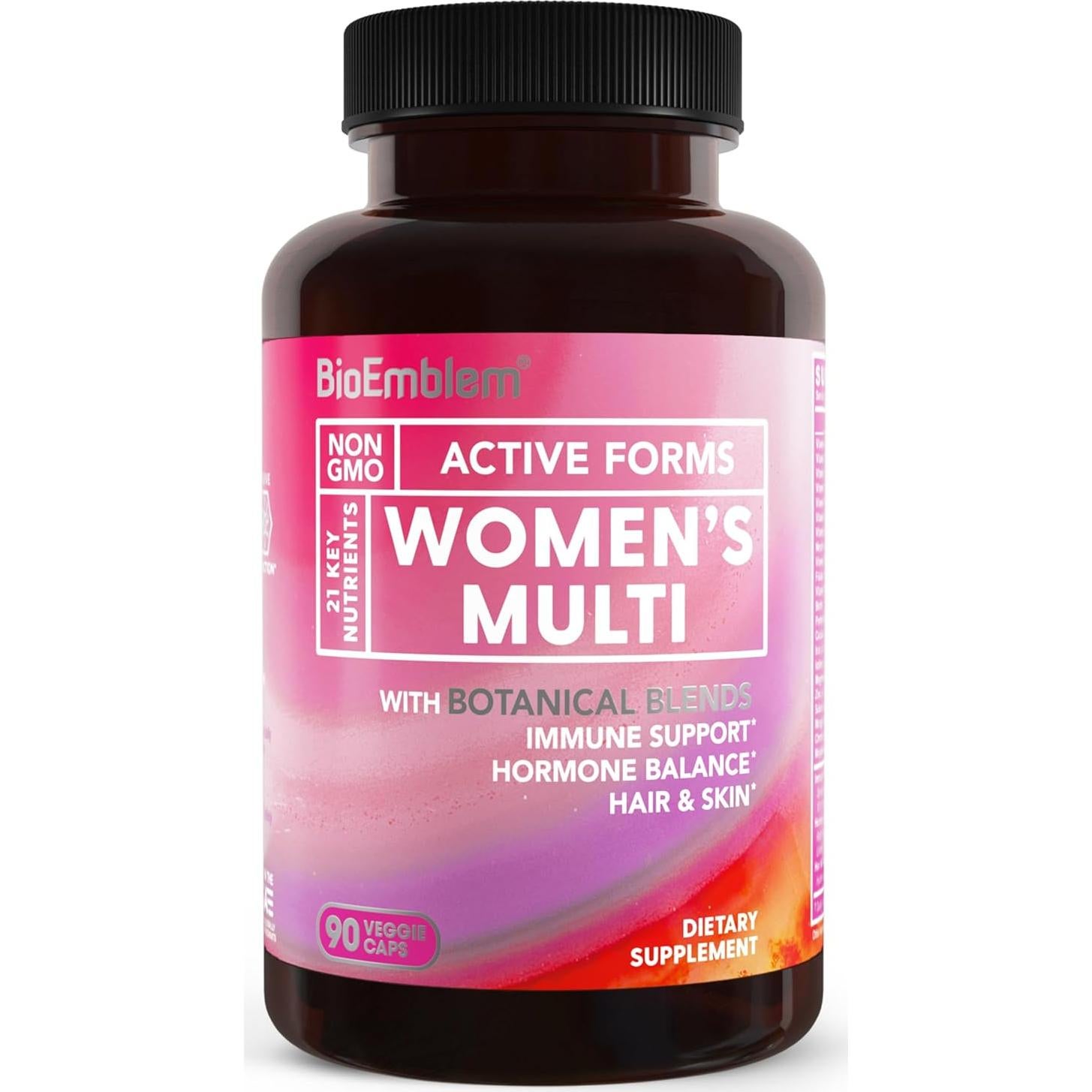 Complejo de Magnesio Triple BioEmblem y Multivitamínico 21 Nutrientes