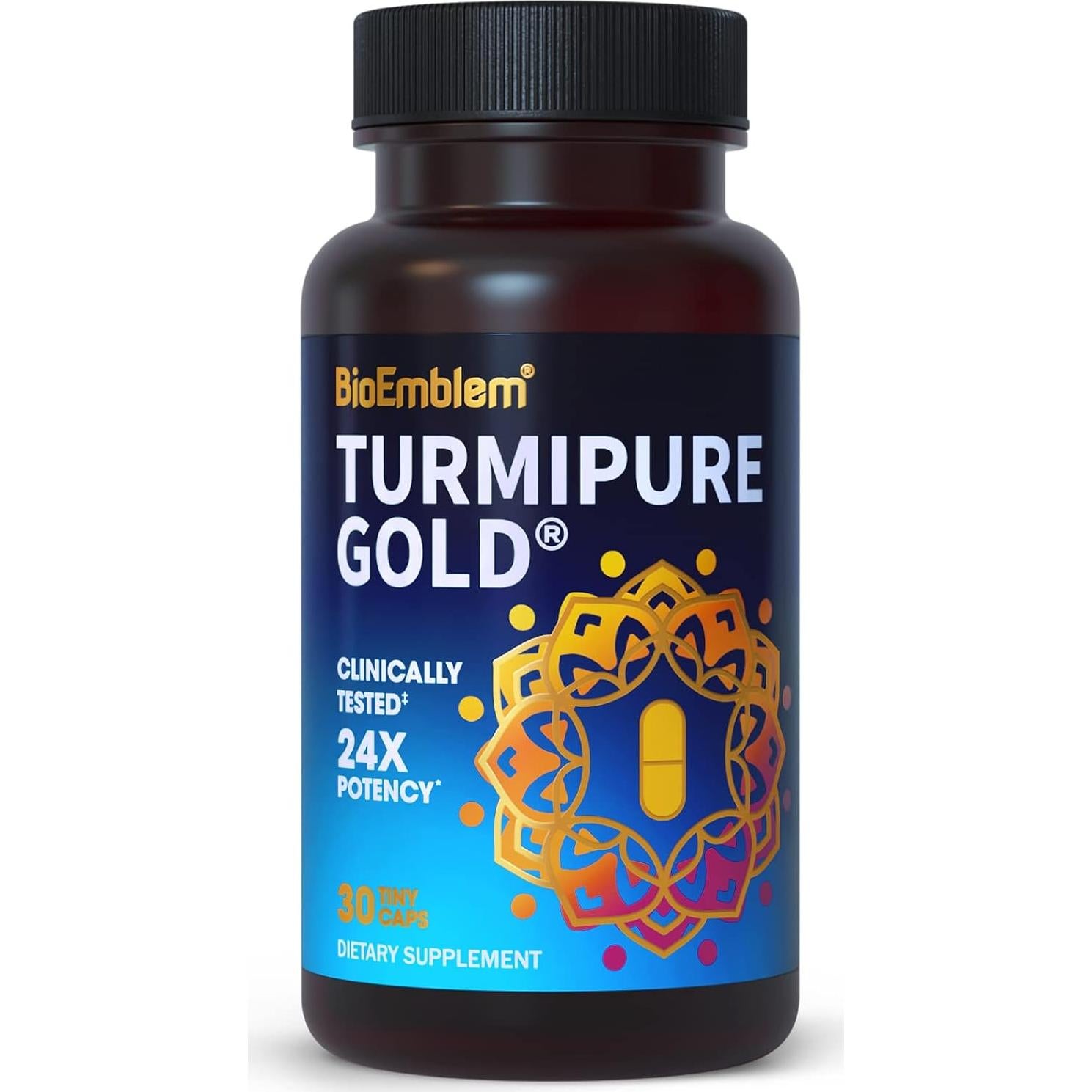 Suplemento de Magnesio Triple BioEmblem con Cúrcuma y CoQ10