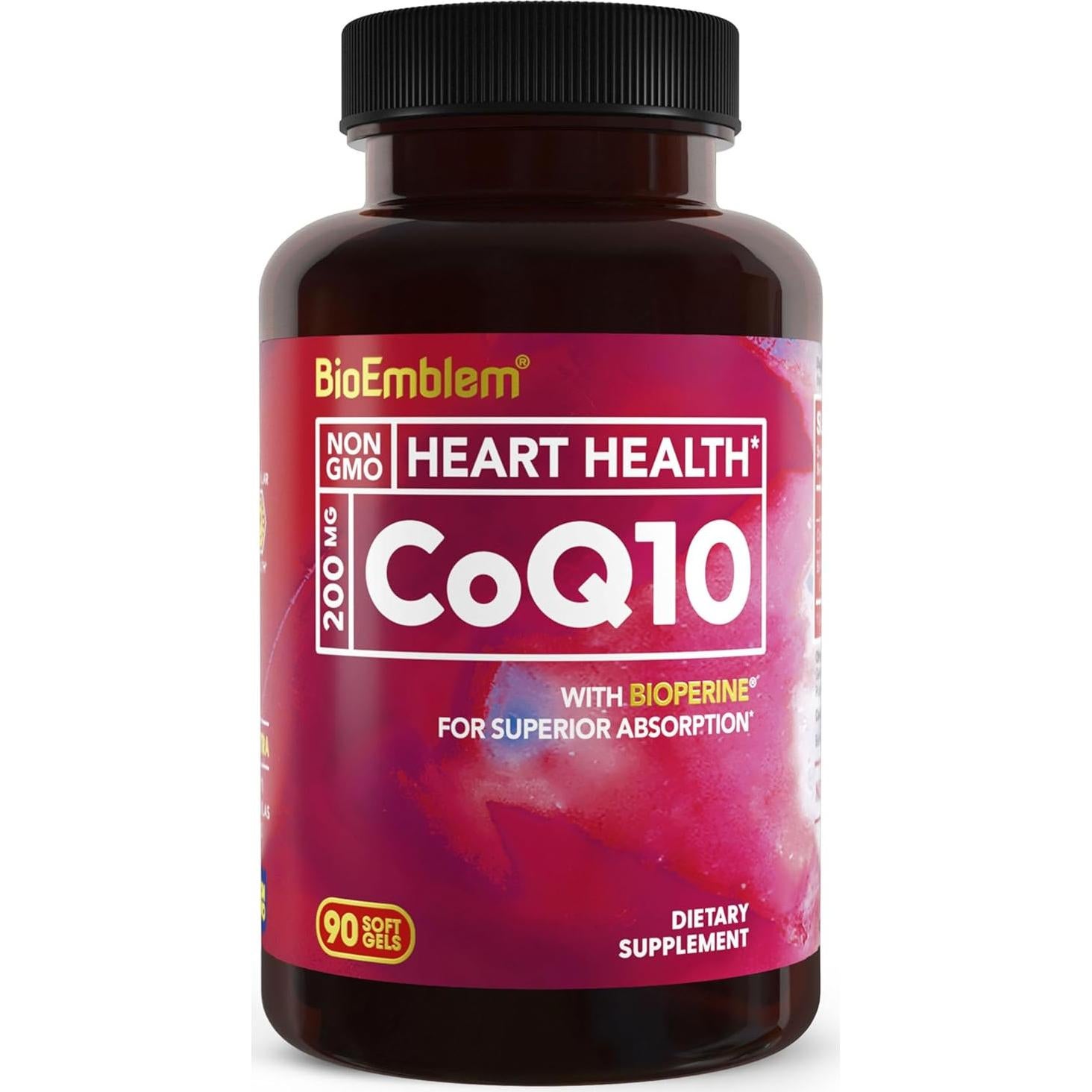 Suplemento de Magnesio Triple BioEmblem con Cúrcuma y CoQ10