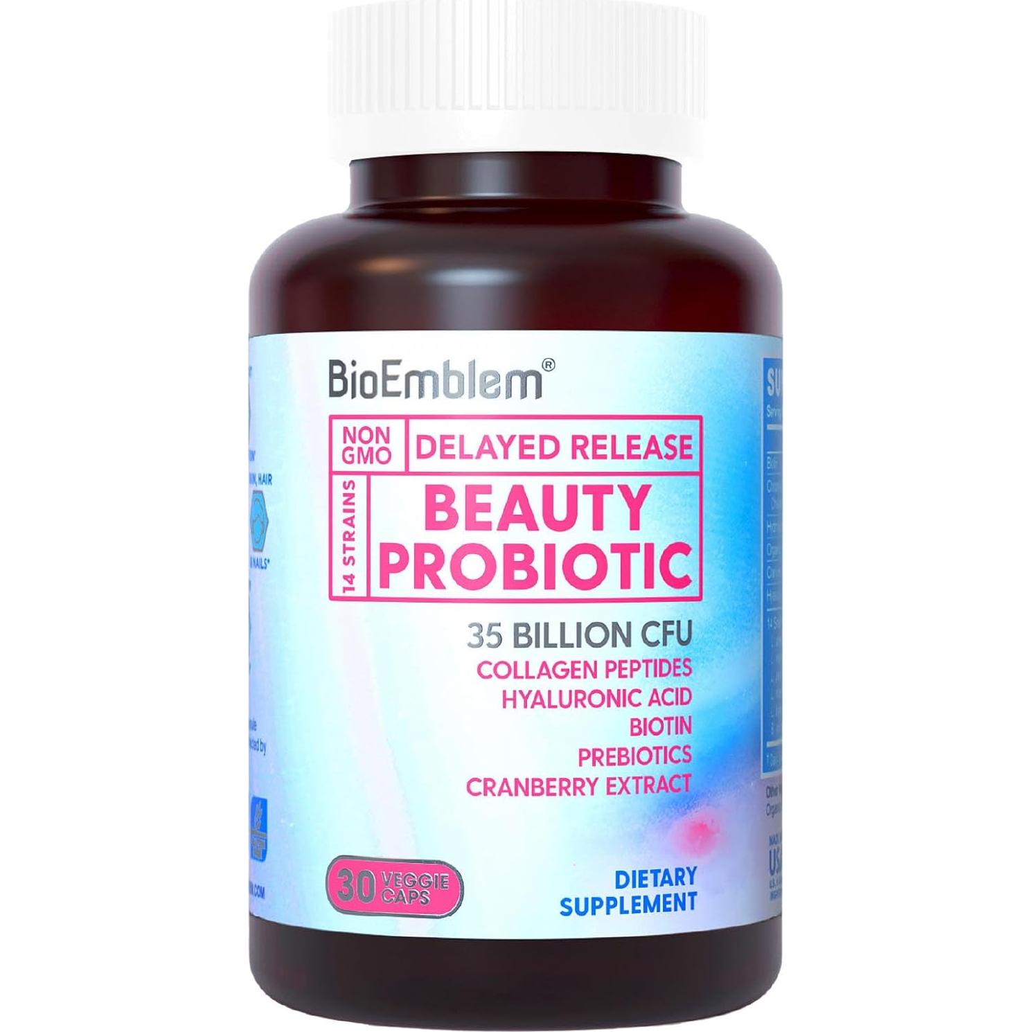 Complejo de Magnesio Triple BioEmblem 300mg + Probioticos y Multivitaminico Mujer