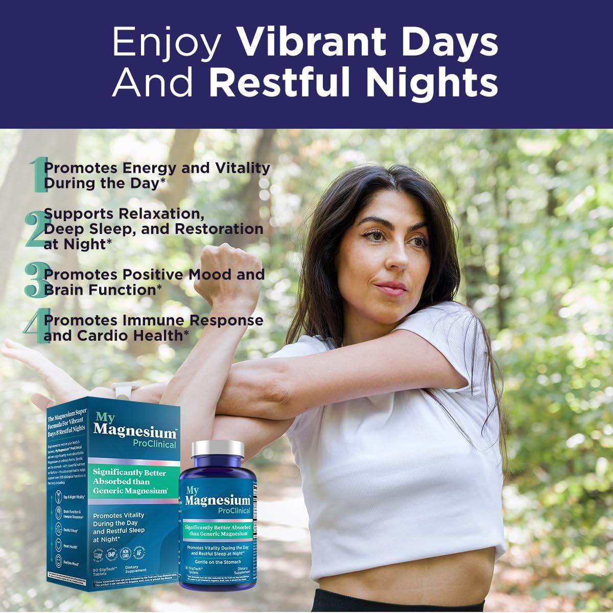 MyMagnesium ProClinical - Quelato de Magnesio + Zinc + Ashwagandha - 90 Tabletas