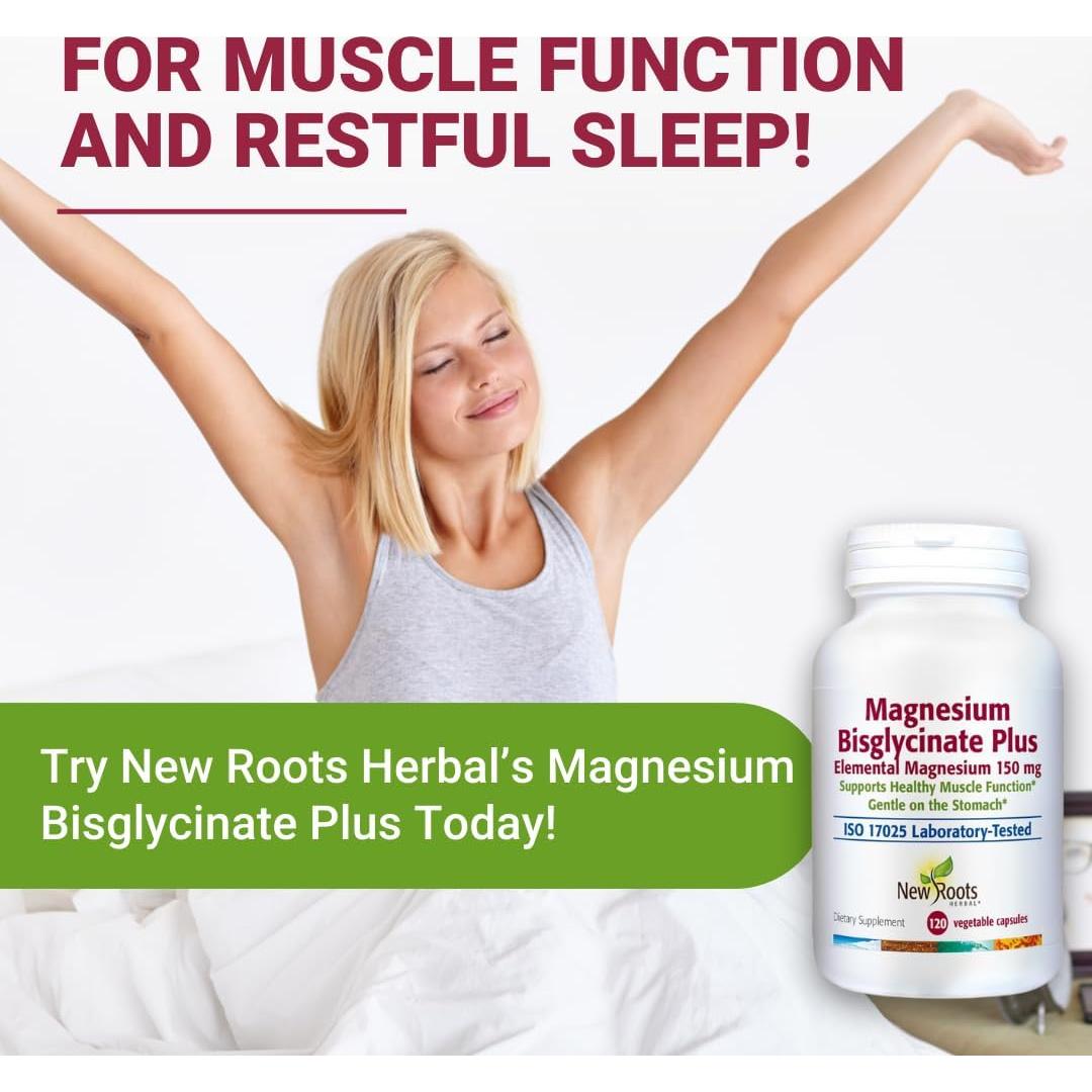 Bisglicinato de Magnesio Nuevas Raíces 150 mg - 120 Cápsulas