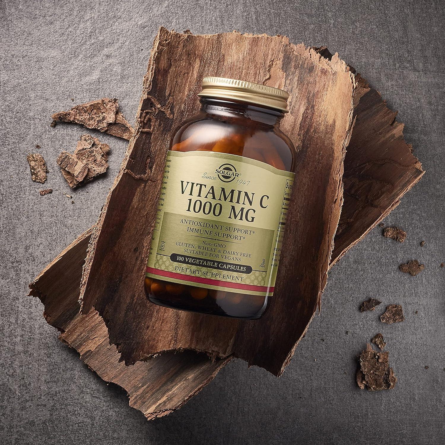 Solgar Vitamina C 1000 mg y Zinc 50 mg - 100 Cápsulas