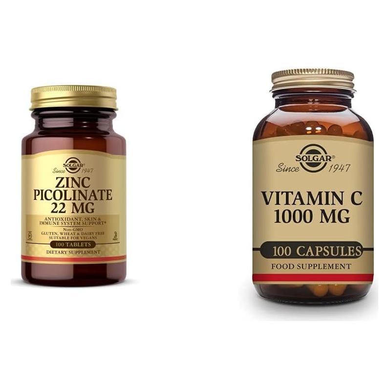 Solgar Vitamina C 1000 mg 100 Cápsulas Vegetales Antioxidante