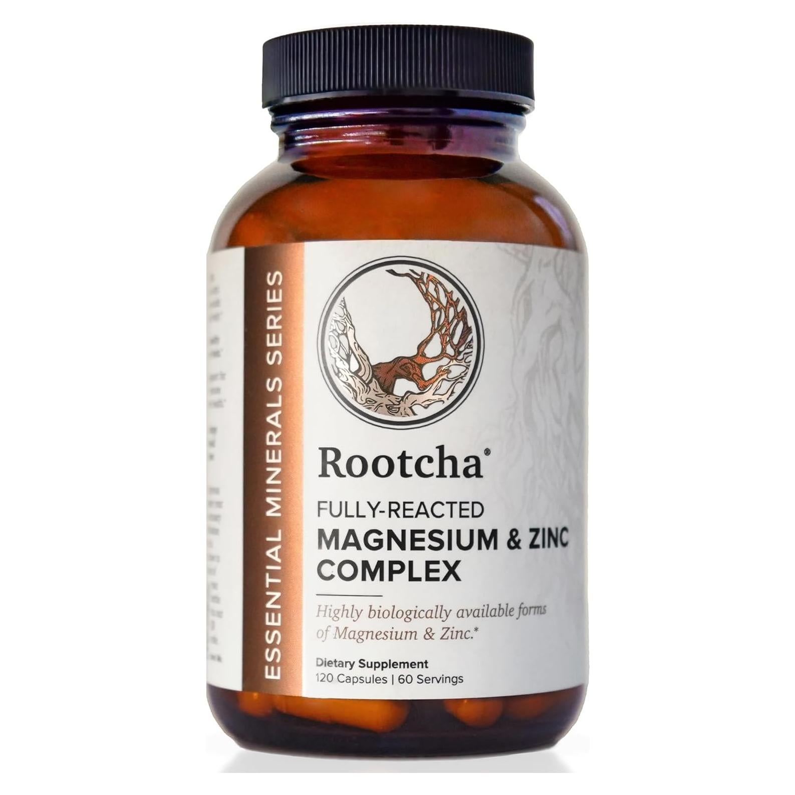 Complejo de Magnesio y Zinc Picolinato Rootcha - 120 Cápsulas