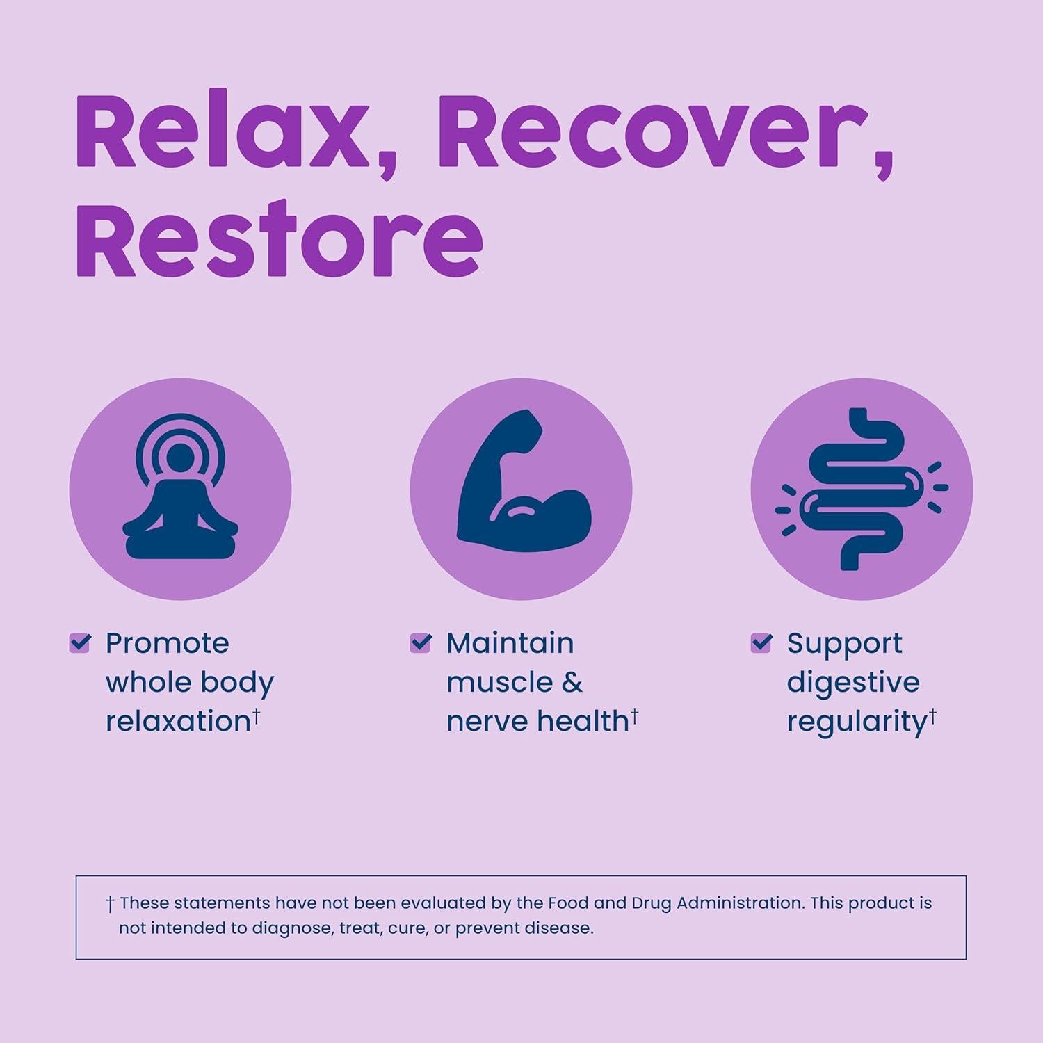 Suplemento de Magnesio NativePath con Ashwagandha 60 Cápsulas