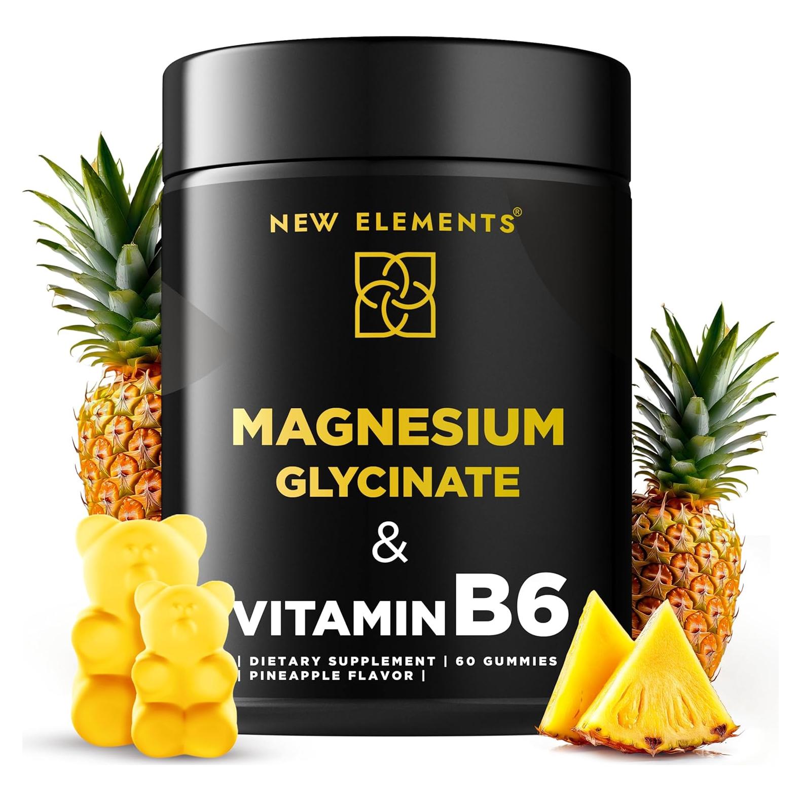 Gomitas de Glicinato de Magnesio 500mg + Vitamina B6 100mg