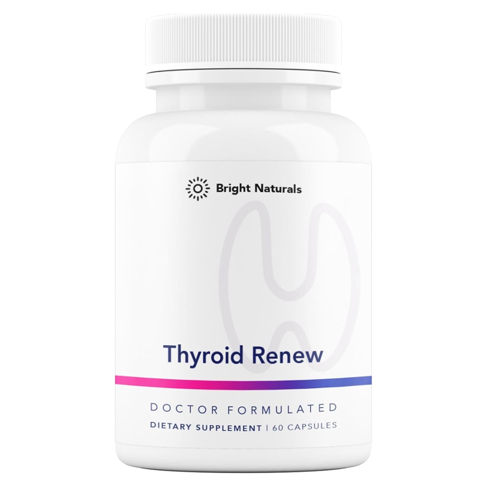 Suplemento Thyroid Renew para Tiroides - 60 Cápsulas con Zinc, Selenio y Cobre