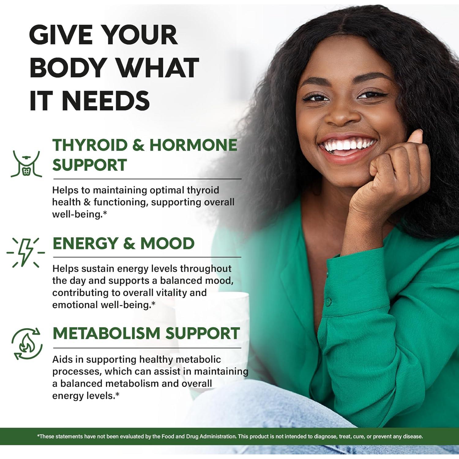 Suplemento Tiroides Nutra Harmony 21 en 1 - 60 Cápsulas