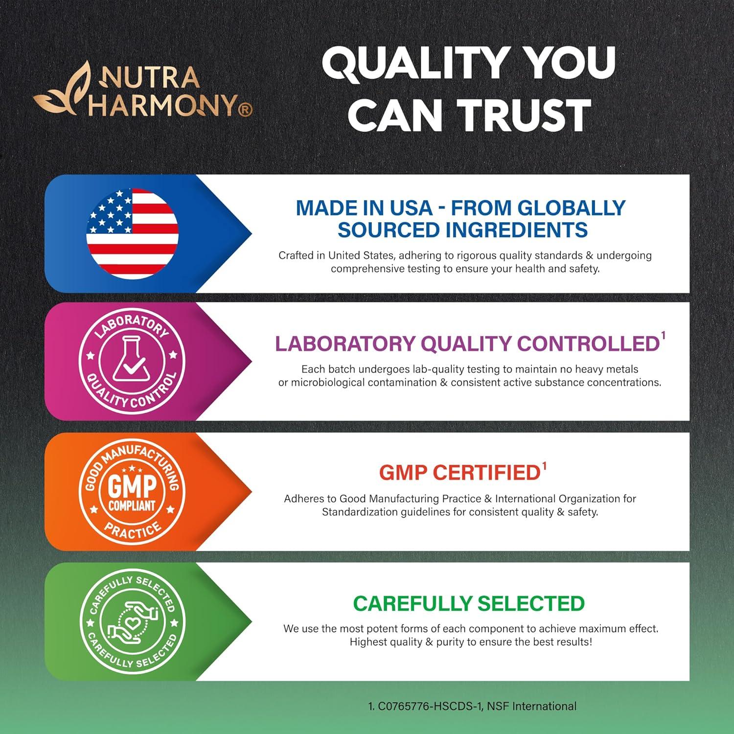 Saw Palmetto Nutra Harmony 640mg - Suplemento Prostático 120 Cápsulas