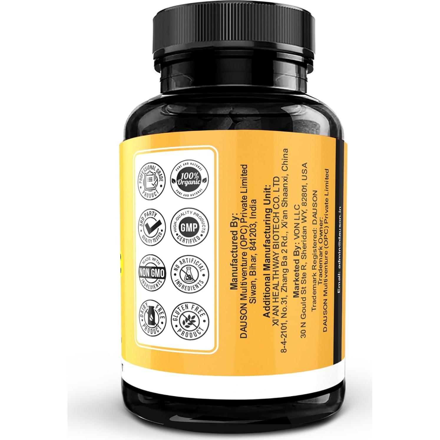 Suplemento de Cúrcuma y Jengibre DAUSON 60 Cápsulas