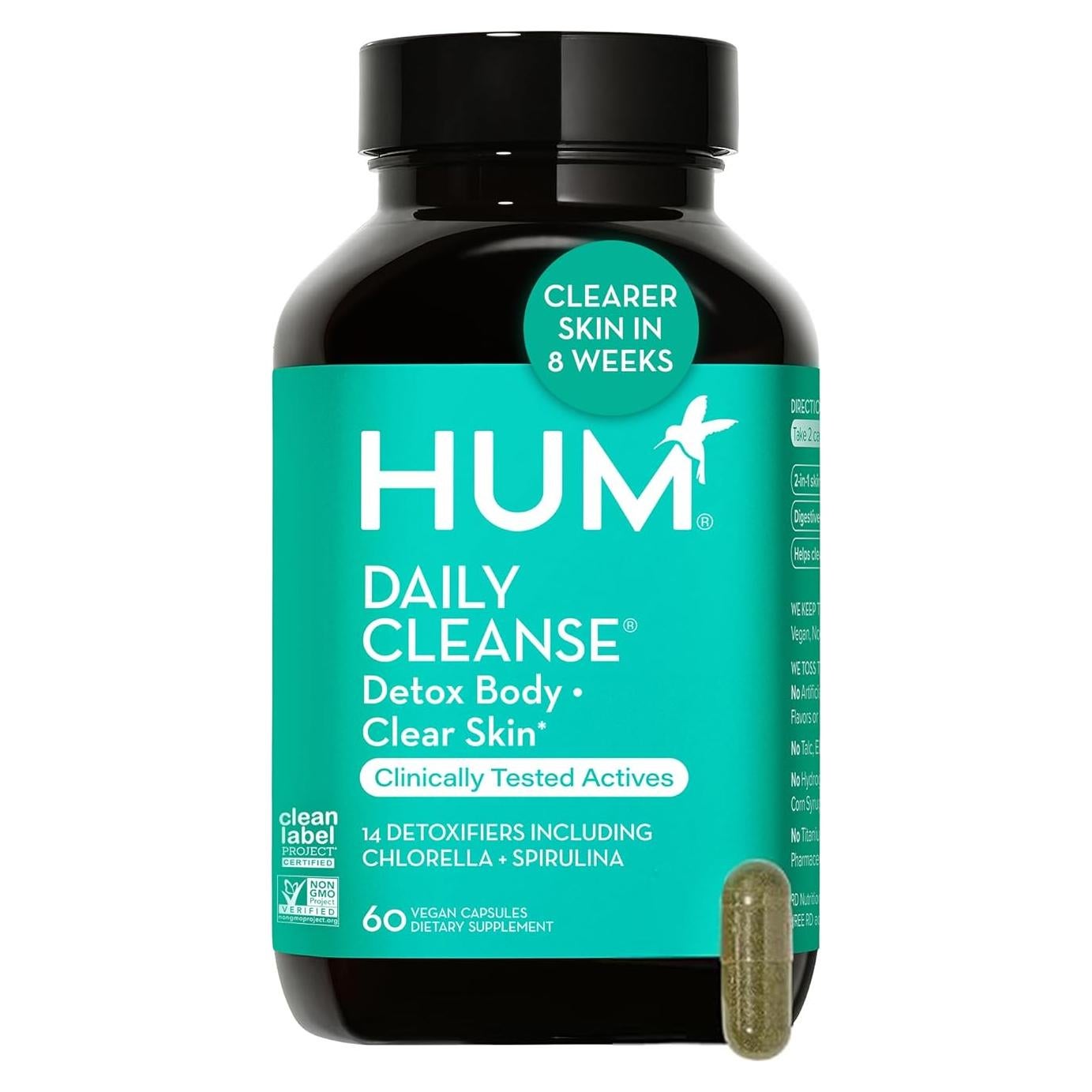 Suplemento HUM de Limpieza Diaria para Acné - 60 Cápsulas