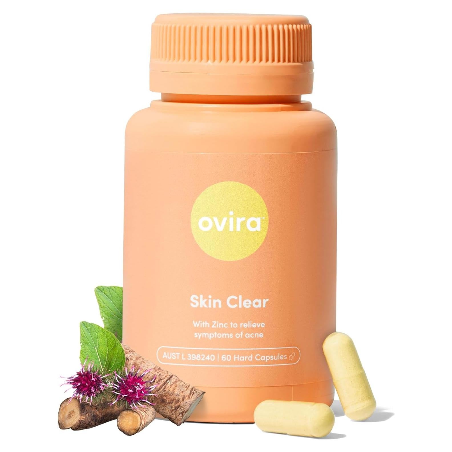 Ovira Piel Clara - 60 Cápsulas para Acné y Rosácea