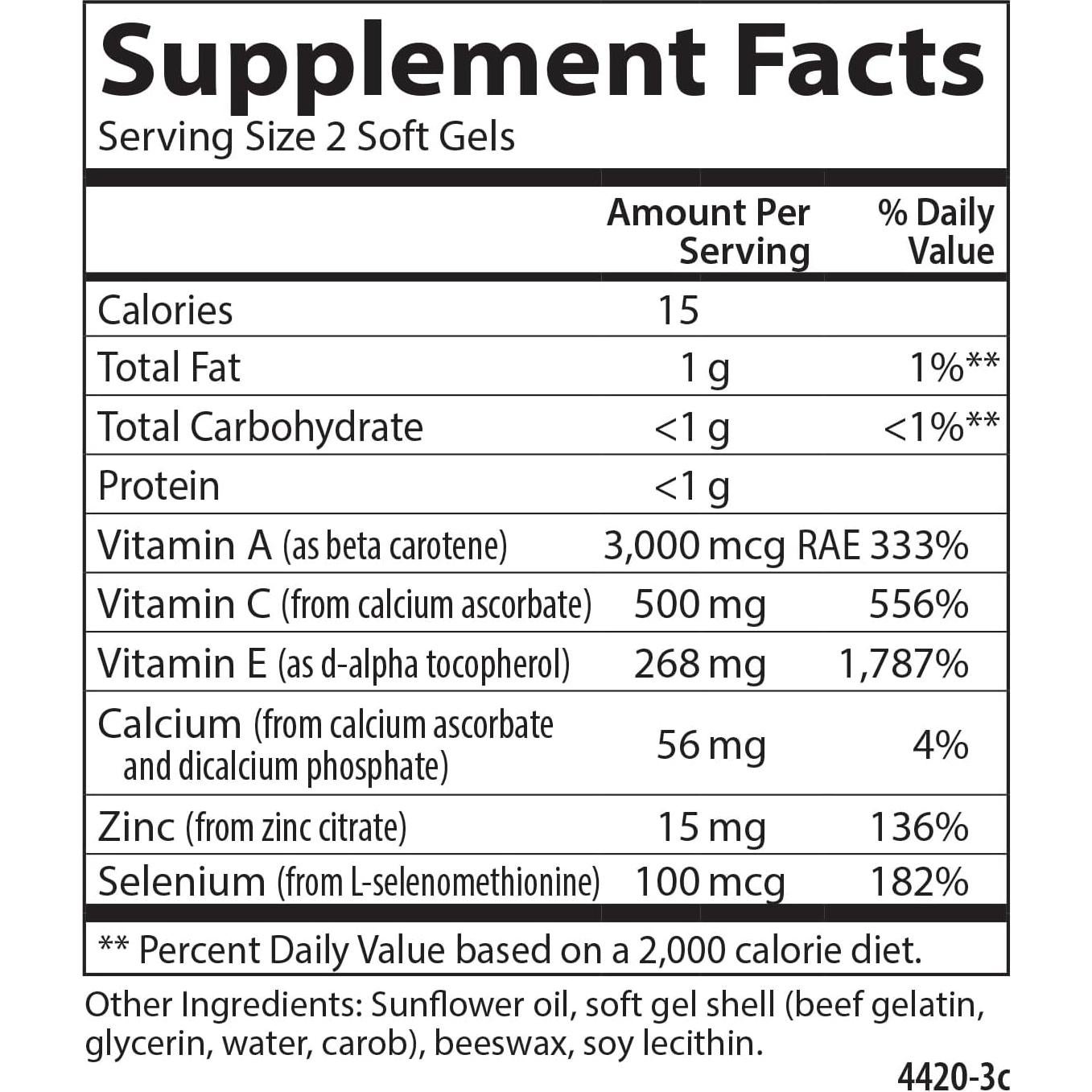Carlson Multivitaminas ACES + Zn, 60 Gelatinas Blandas