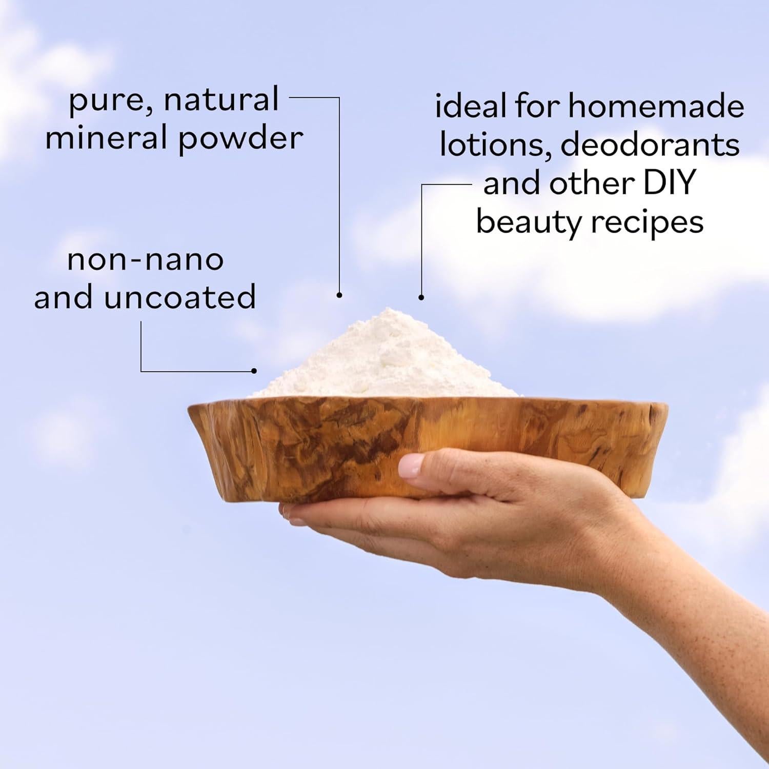 Polvo de Óxido de Zinc Sky Organics 453.6 g - Natural y Vegano