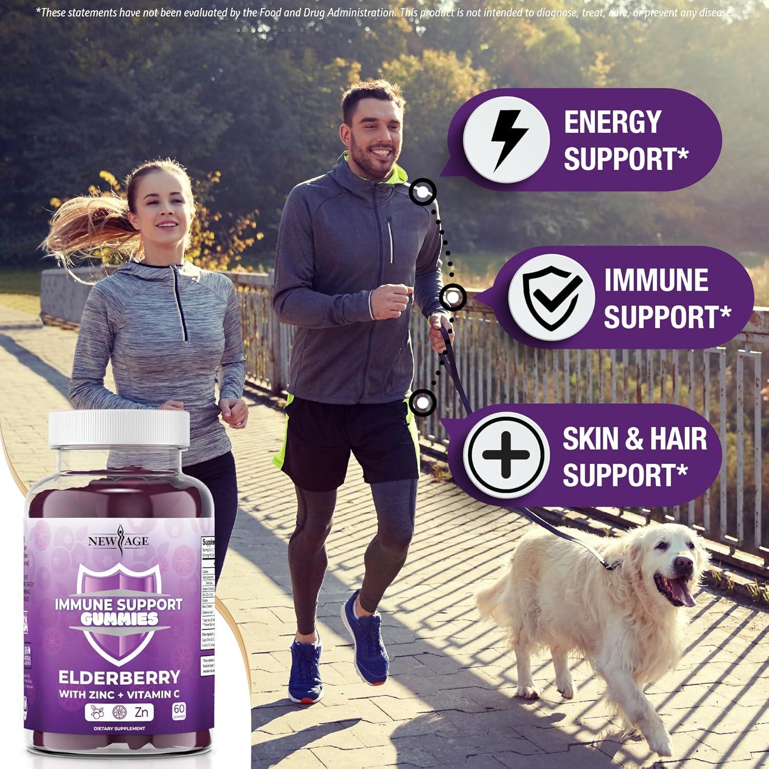 Gomitas Inmunológicas New Age con Vitamina C y Zinc - 120 Unidades