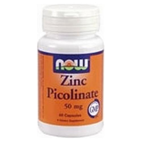 Picolinato de Zinc 50 mg Now Foods - 60 Cápsulas