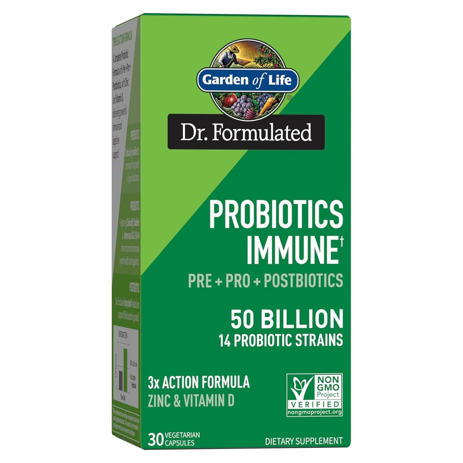 Probioticos Jardín de la Vida 50 Mil Millones 30 Cápsulas