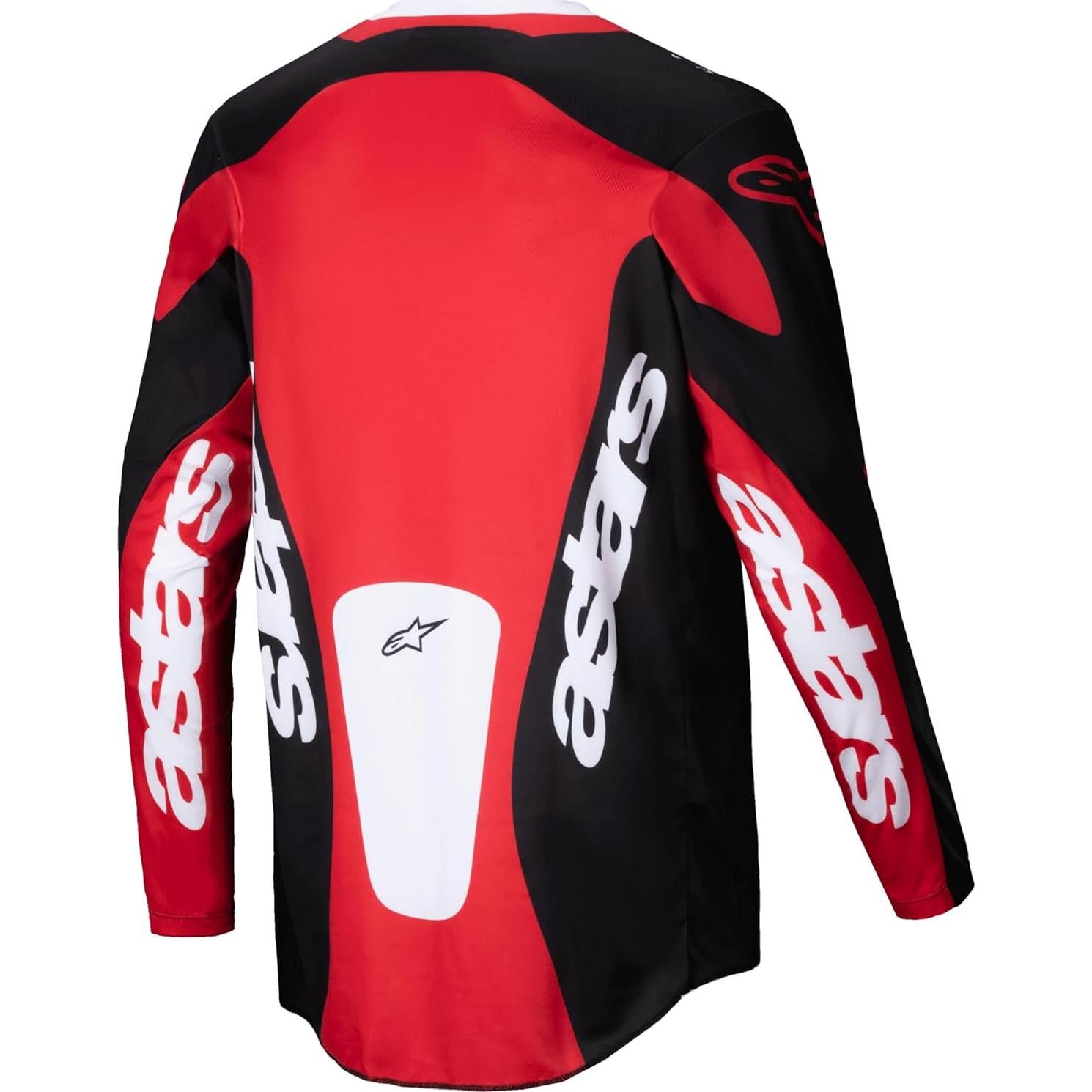 Jersey Racer Veil Alpinestars Negro/Rojo Brillante M